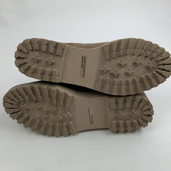 DOLCE VITA Rielle Suede leather Boots Tan Size 8.5 Wedge Pull on Booties - Picture 11 of 15